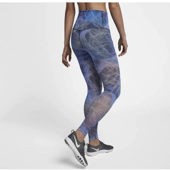 Nike Pants - Women’s Nike legend, print, full length pants/tights, medium purple